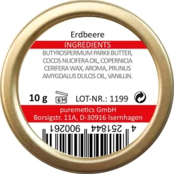 puremetics Lip Balm Erdbeere