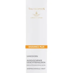TAUTROPFEN Radiance Plus Ausgleichende Gesichtsemulsion von