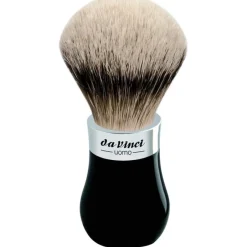 Da Vinci Rasierpinsel Dachshaar Silberspitzen, Tropfengriff von