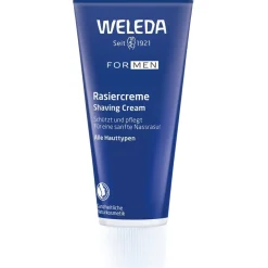 Weleda Rasur For Men Rasiercreme Zertifizierte Naturkosmetik für eine sanfte Rasur, Schutz und gepflegte Haut von