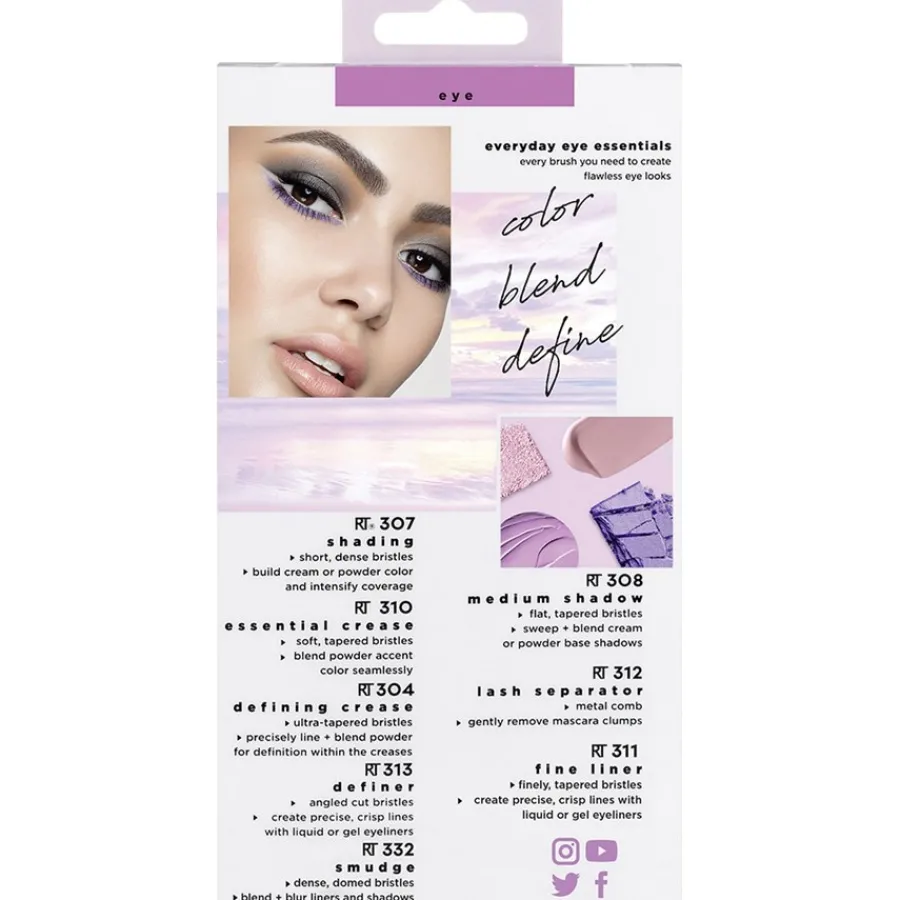 Real Techniques Everyday Eye Essentials Brush Set Best