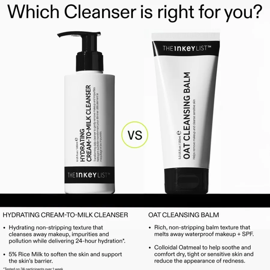 The INKEY List Reiniger Hydrating Cream-to-milk Cleanser von Clearance