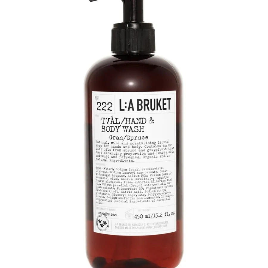 L:A BRUKET Reinigung 222 Hand & Body Wash Spruce von