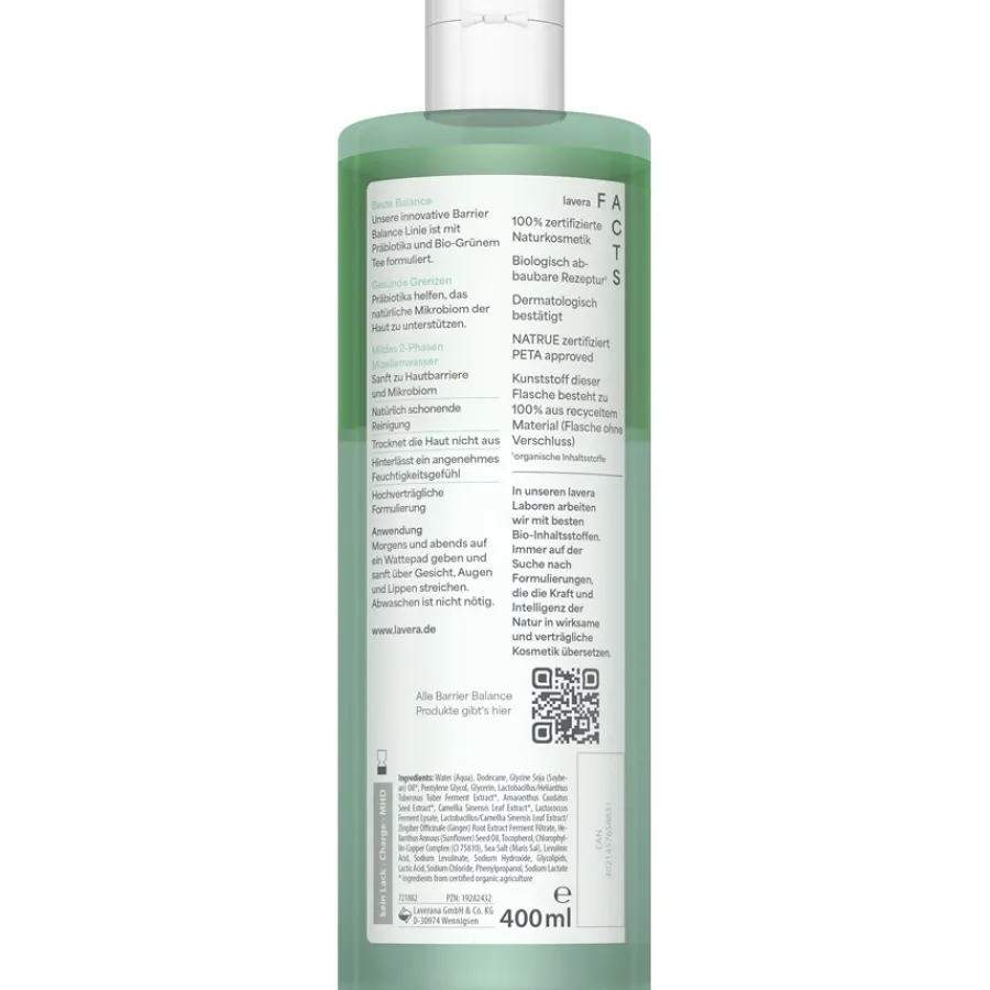 Lavera Reinigung Barrier Balance 2-Phasen Mizellenwasser von