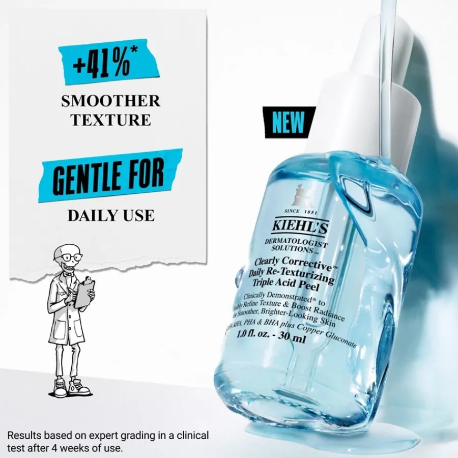 Kiehlu0027s Reinigung Clearly Corrective Daily Re-Texturizing Triple Acid Peel von Kiehl's