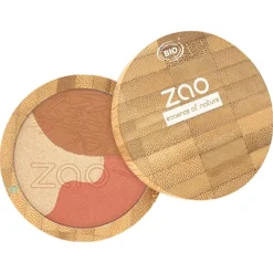Zao Rouge & Highlighter 3in1 Bamboo Sublime Mosaic von