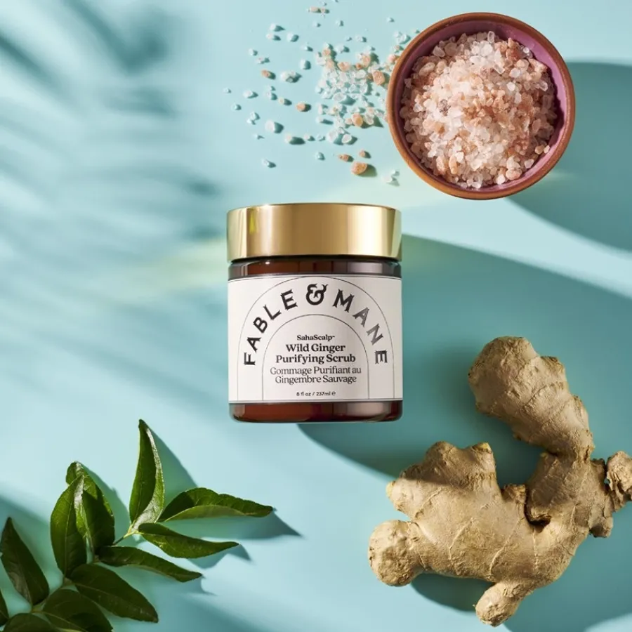 Fable u0026 Mane SahaScalp Wild Ginger Purifying Scrub von Fable & Mane
