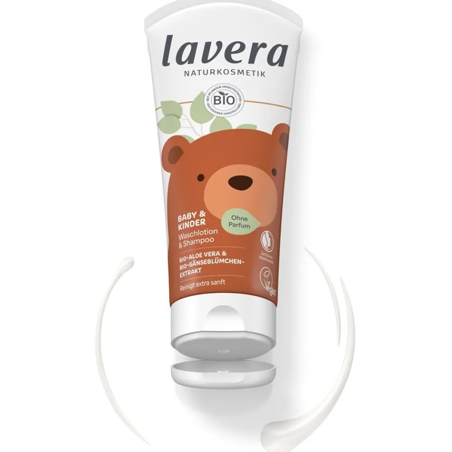 Lavera sanfte Hautpflege Waschlotion & Shampoo von