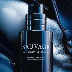 DIOR Sauvage Gesichtsreiniger Schwarze Kohle und Kaktus von