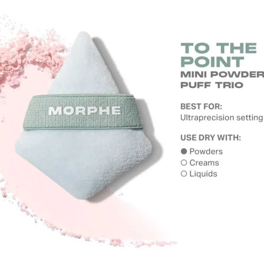 Morphe Schwämme Mini Powder Puff Trio von