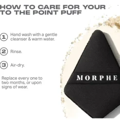 Morphe Schwämme To The Point Dual-Sided Powder Puff von Clearance