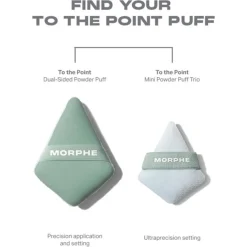 Morphe Schwämme To the Point Dual-Sided Powder Puff von