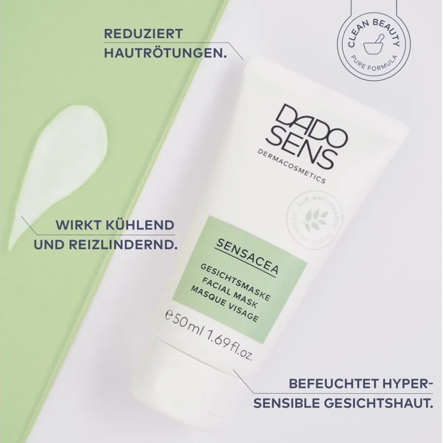 DADO SENS SENSACEA GESICHTSMASKE - bei hypersensibler Haut & Couperose von