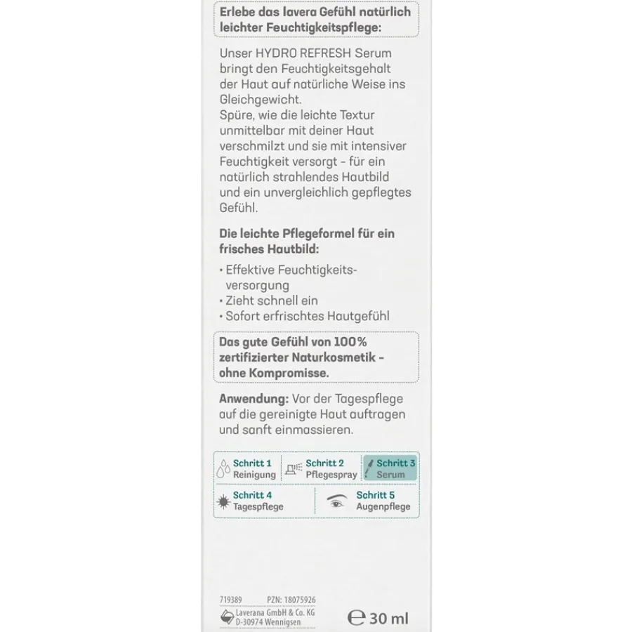 Lavera Seren Hydro Refresh Serum von Hot