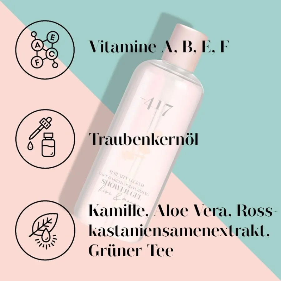 -417 Serenity Legend Soft & Fresh Moisturizing Shower Gel Kiwi & Mango von Clearance