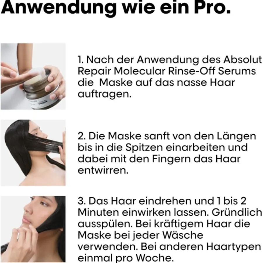 Lu2019Oru00E9al Professionnel Paris Serie Expert Absolut Repair Molecular Maske von L’Oréal Professionnel Paris