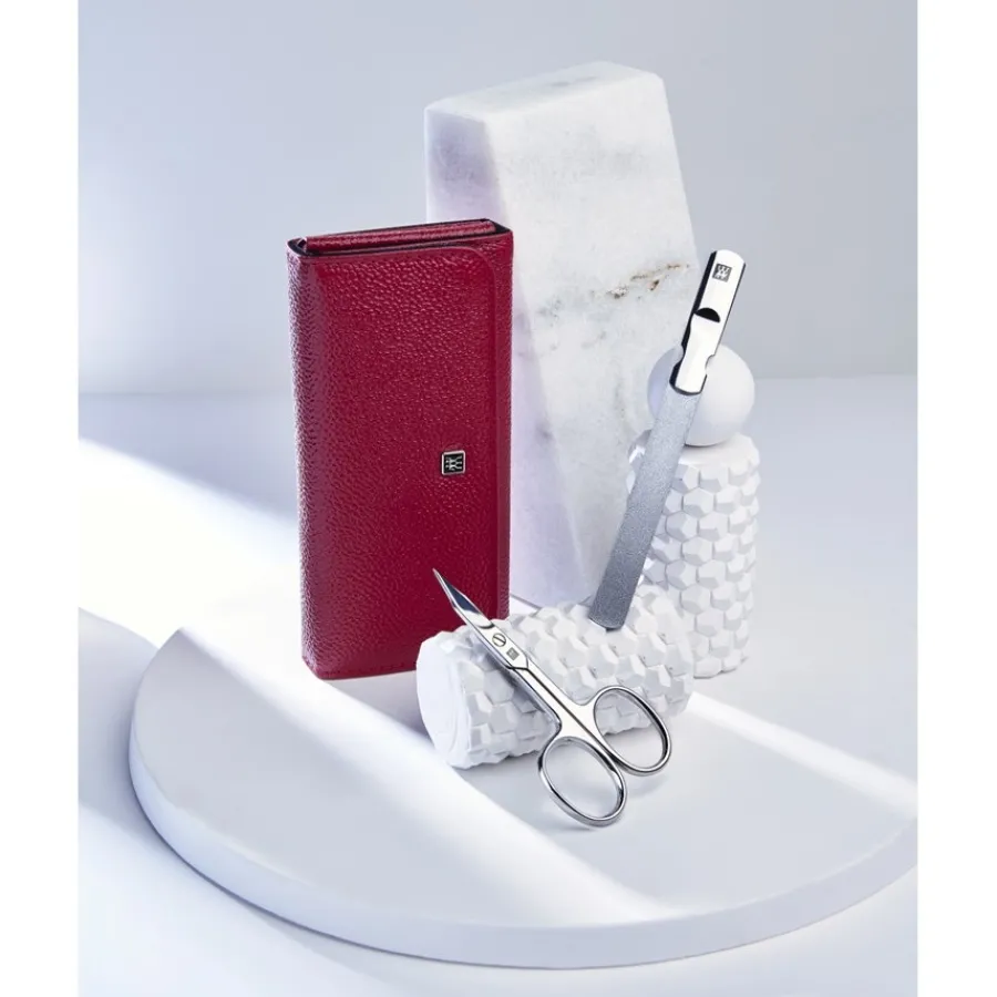 Zwilling Beauty Sets 5-tlg. Maniküre/Pediküre-Etui Rotem Rindleder von Online