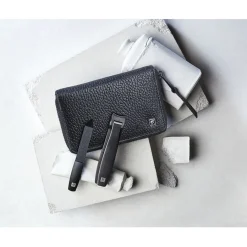 Zwilling Beauty Sets 4-tlg. Maniküre/Pediküre-Etui Schwarzem Rindeder von