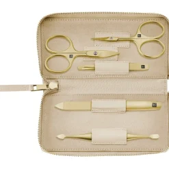 Zwilling Beauty Sets 5-tlg. Maniküre/Pediküre-Etui Beigefarbenem Rindleder von New