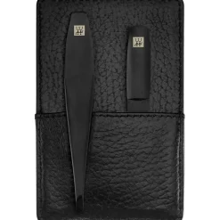 Zwilling Beauty Sets 3-tlg. Maniküre/Pediküre-Etui Schwarzem Rindleder von