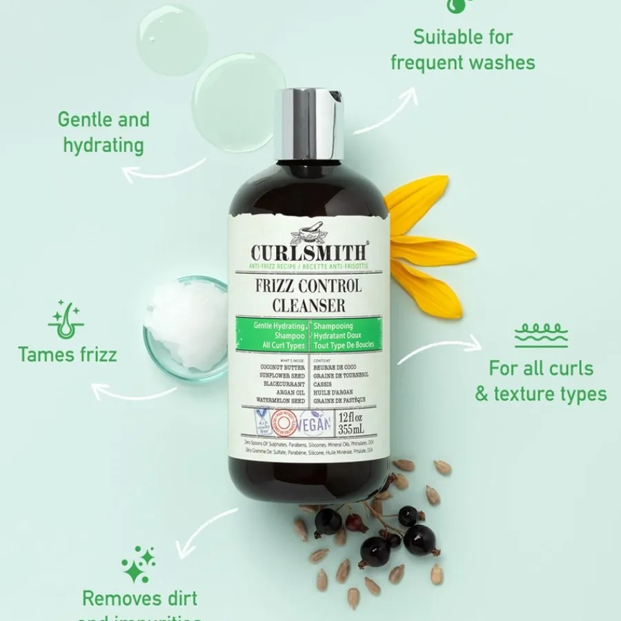 Curlsmith Shampoo & Co-Wash Frizz Control Cleanser von Sale