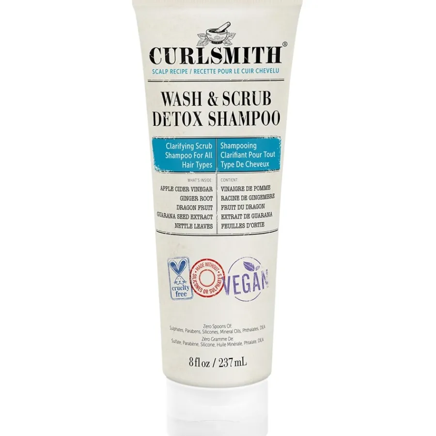 Curlsmith Shampoo & Co-Wash Wash & Scrub Detox Shampoo von