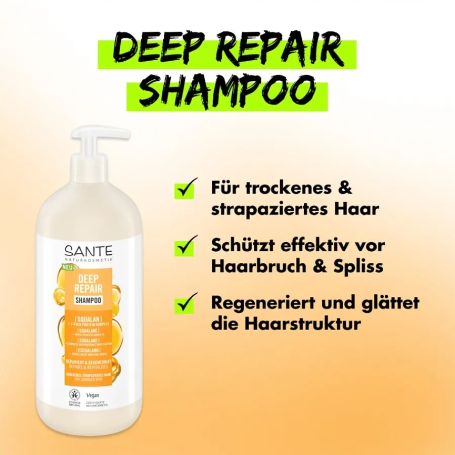 Sante Naturkosmetik Shampoo Deep Repair Shampoo von Discount