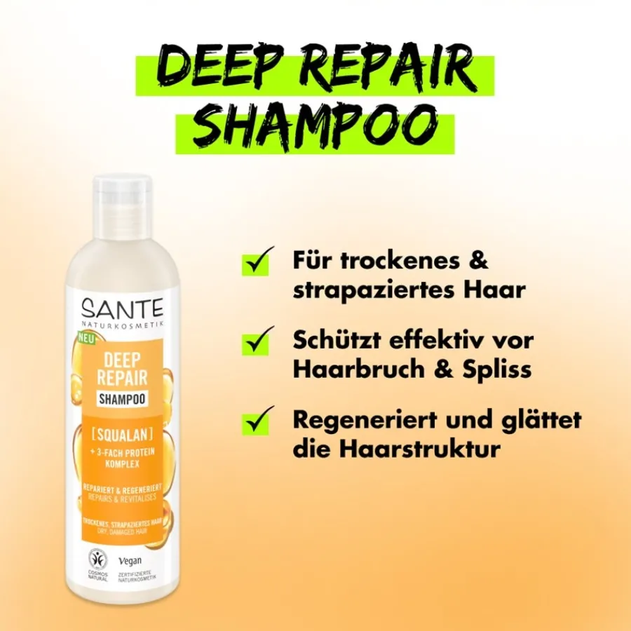 Sante Naturkosmetik Shampoo Deep Repair Shampoo von Discount