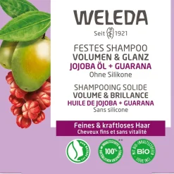 Weleda Shampoo Festes Shampoo Volumen & Glanz Für feines & kraftloses Haar von