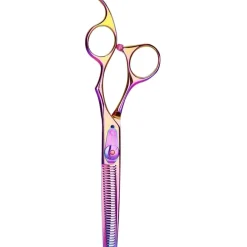 Olivia Garden SilkCut Effilierschere Rainbow RH 6,0"  von Online