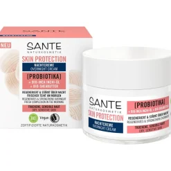 Sante Naturkosmetik Skin Protection Nachtcreme mit Probiotika, Bio-Inca Inchi-Öl & Bio-Sheabutter von Outlet