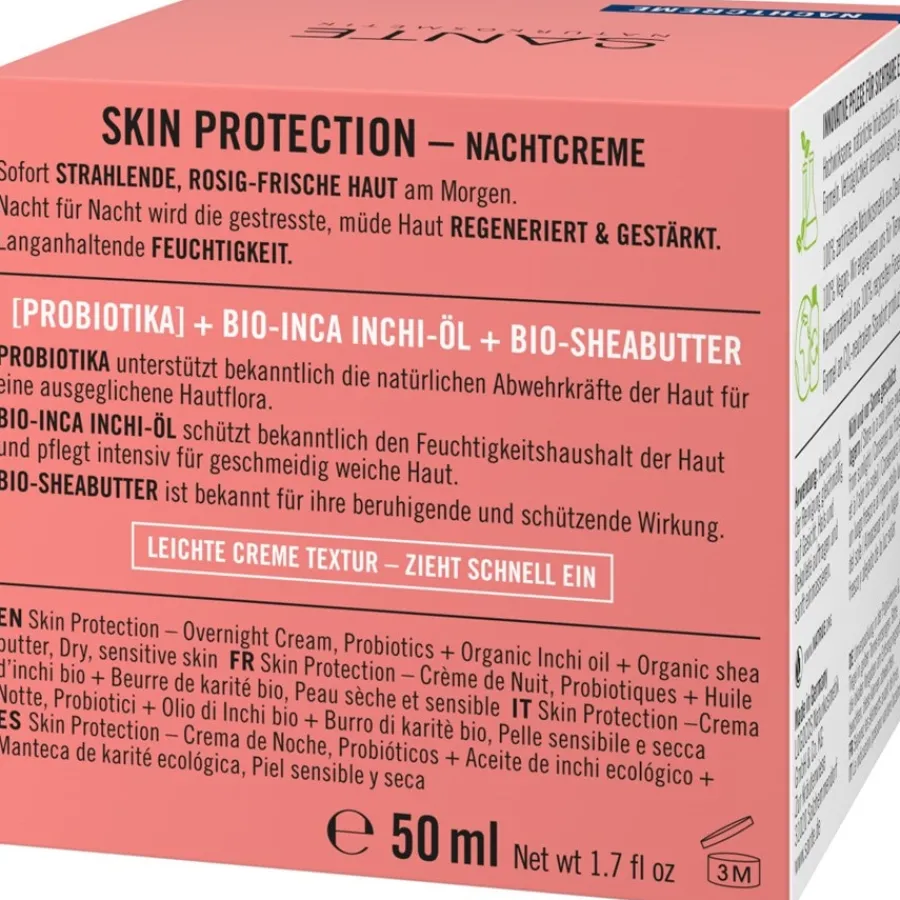 Sante Naturkosmetik Skin Protection Nachtcreme mit Probiotika, Bio-Inca Inchi-Öl & Bio-Sheabutter von Outlet