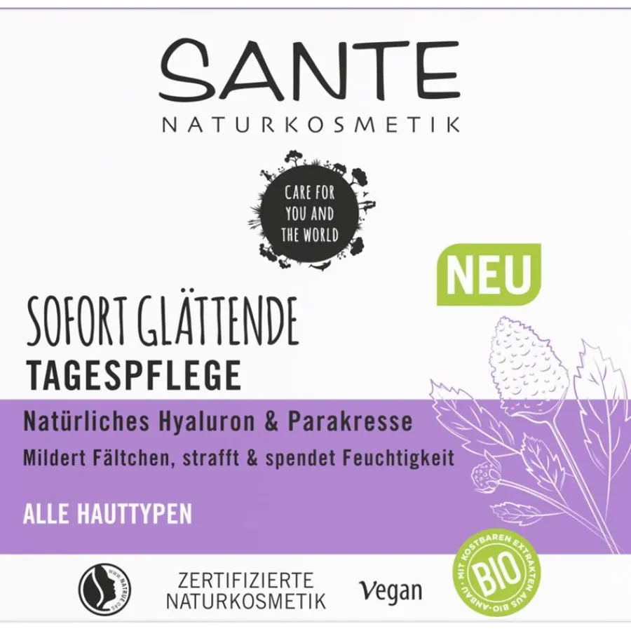 Sante Naturkosmetik Sofort Glättende Tagespflege von