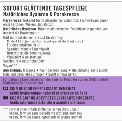 Sante Naturkosmetik Sofort Glättende Tagespflege von