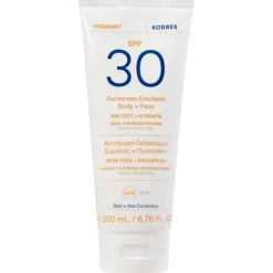 KORRES Sonnenpflege Yoghurt Sonnenschutz-Emulsion für Körper und Gesicht SPF30 von Sale