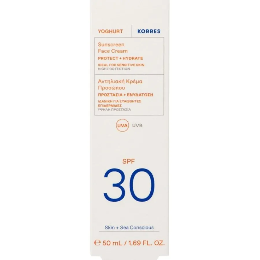 KORRES Sonnenpflege Yoghurt Sonnencreme für das Gesicht SPF30 von