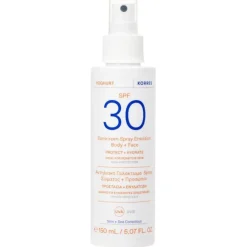 KORRES Sonnenpflege Yoghurt Sonnenspray-Emulsion für Gesicht und Körper SPF30 von