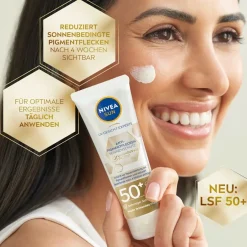 NIVEA Sonnenschutz Anti-Pigmentflecken Sonnenschutz LSF50+ Luminous 630 Patent von