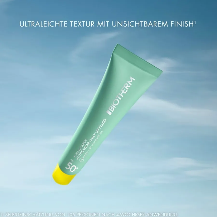 Biotherm Sonnenschutz Aquascreen Activewear Daily UV Fluid SPF50 von New