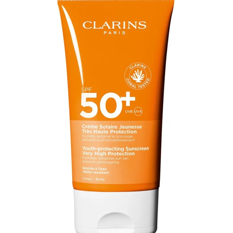CLARINS Sonnenschutz Crème Solaire Jeunesse Très Haute Protection SPF 50+ von Discount