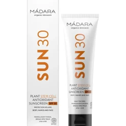 Mu00C1DARA Sonnenschutz Plant Stem Cell Antioxidant Body Sunscreen SPF 30 von MÁDARA