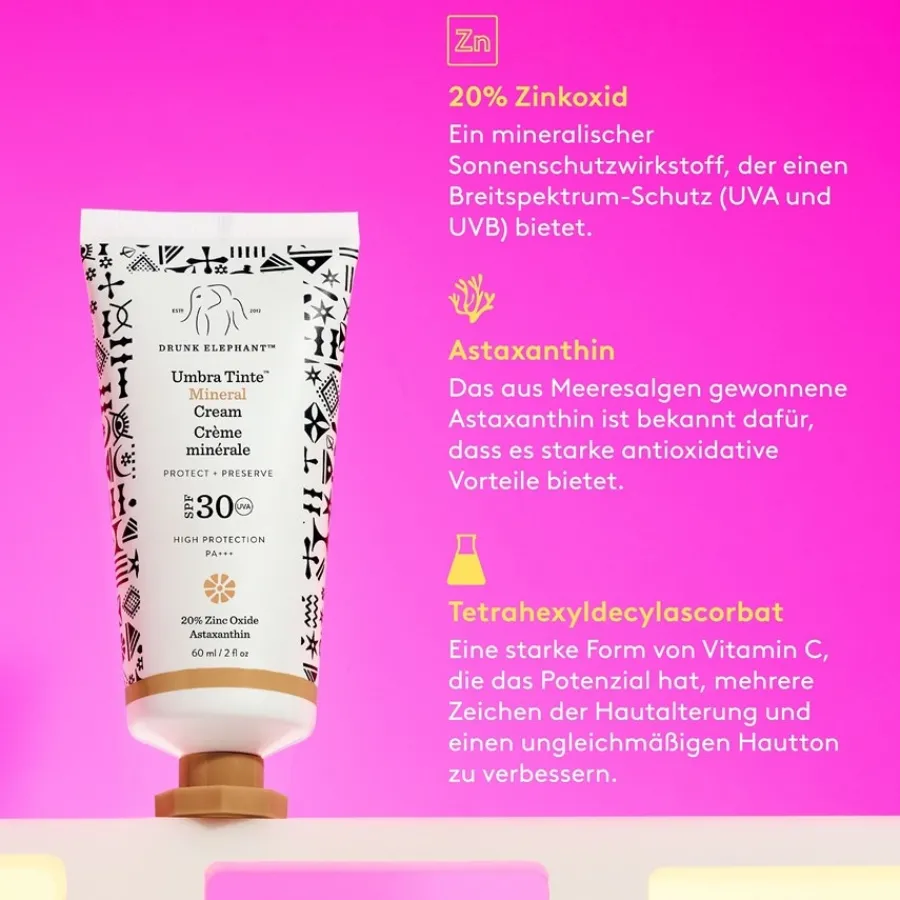 Drunk Elephant Sonnenschutz Umbra Mineral Cream SPF 30/PA+++ von Sale