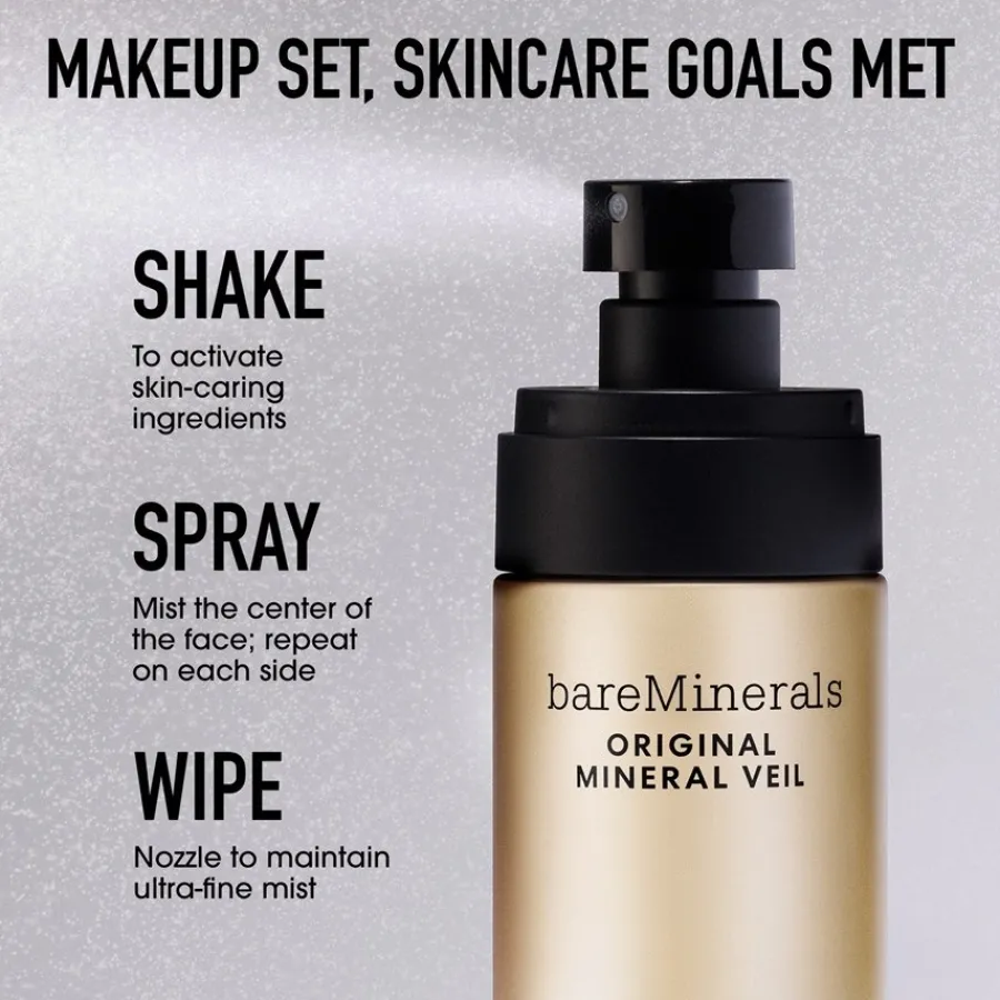 bareMinerals Spray Veil 24HR Natural Matte Setting Spray von