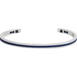 Pig u0026 Hen Stahl-Armbänder Navarch 4 mm Navy | Silver von Pig & Hen