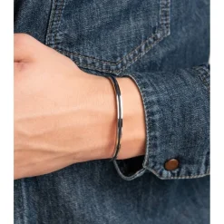 Pig u0026 Hen Stahl-Armbänder Navarch 4 mm Navy | Silver von Pig & Hen