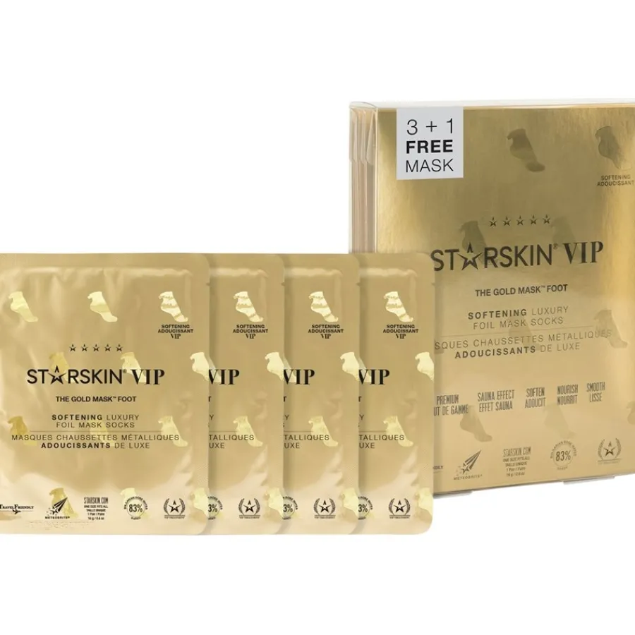 StarSkin Softening Foot Mask Socks VIP - The Gold Mask