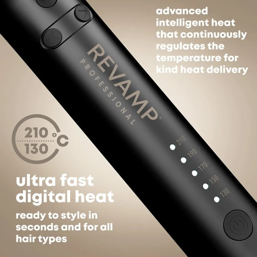 Revamp Professional Styler Auto Revolve Soft Curl Tong Automatisch drehender Soft-Lockenstab mit Keramikbeschichtung von