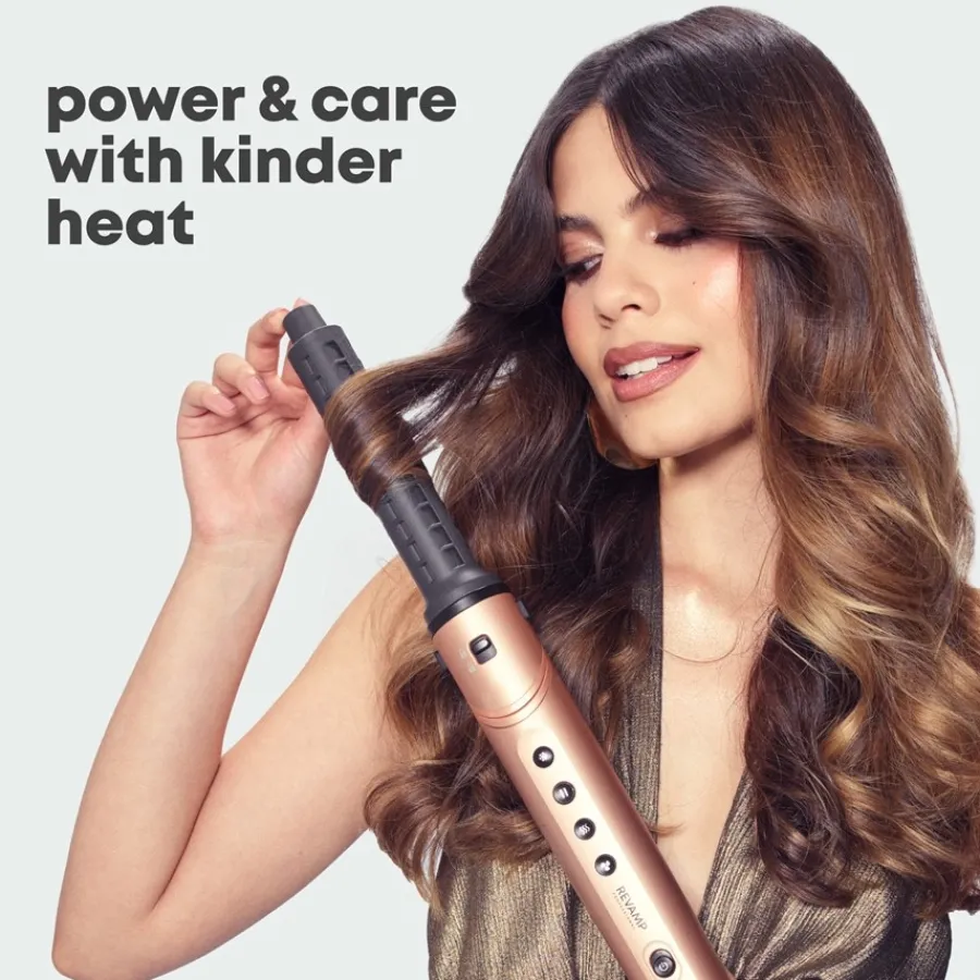 Revamp Professional Styler Dynamischer Radiance Pro Blow Dry 7-in-1 Ionen-Haartrockner und Luftstyler von Hot