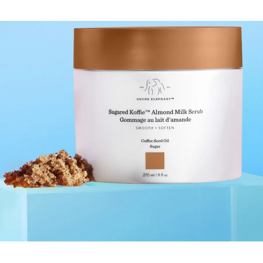 Drunk Elephant Sugared Koffie Almond Milk Scrub von