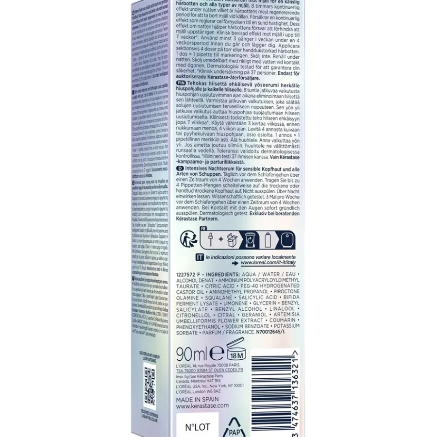 Ku00E9rastase Symbiose Sérum Cellulaire Nuit Anti-Pelliculaire Intensif von Kérastase